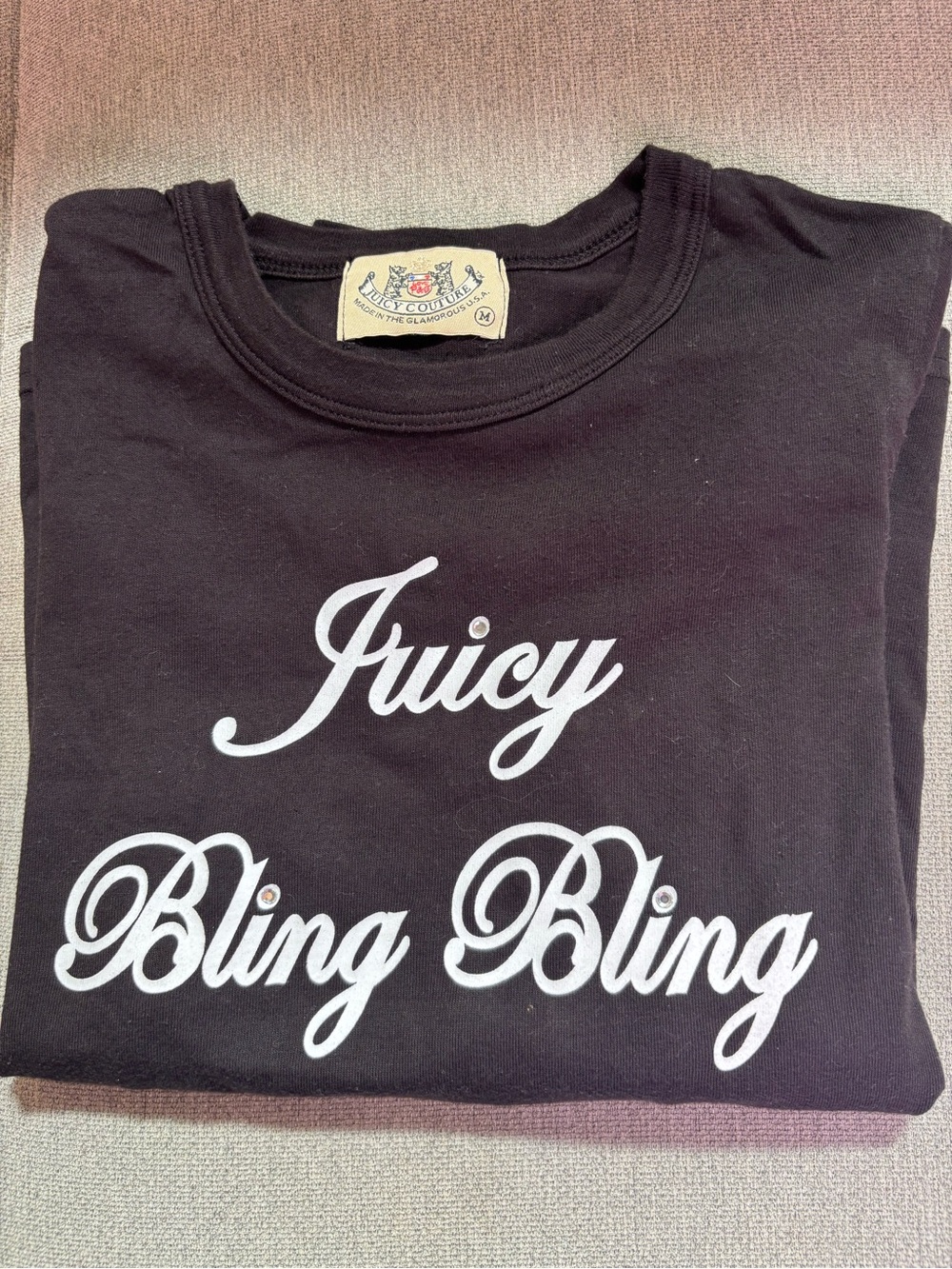 Vintage Juicy Couture Black Long Sleeve